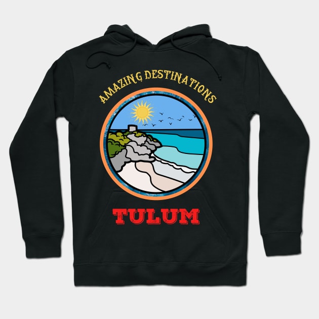 Tulum Vacation Hoodie by TASKARAINK